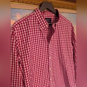 Charles Tyrwhitt Magenta Gingham Casual Shirt